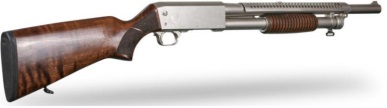 EGE ARMS PA37 12GA 3” 18.5” BRL, WALNUT / NICKEL, N-PA37-WalNickel