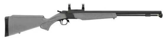 CVA WOLF – BLUED STEEL | STEALTH GREY – 0 MOA PIC RAIL 50 CA, N-PR2119M