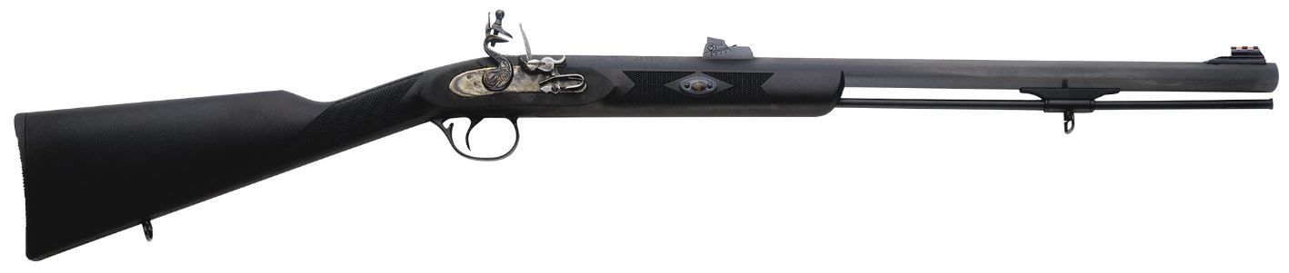 TRADITIONS SYN. BLACK / FLINT/.50 / 24” BLUED, N-R3200850