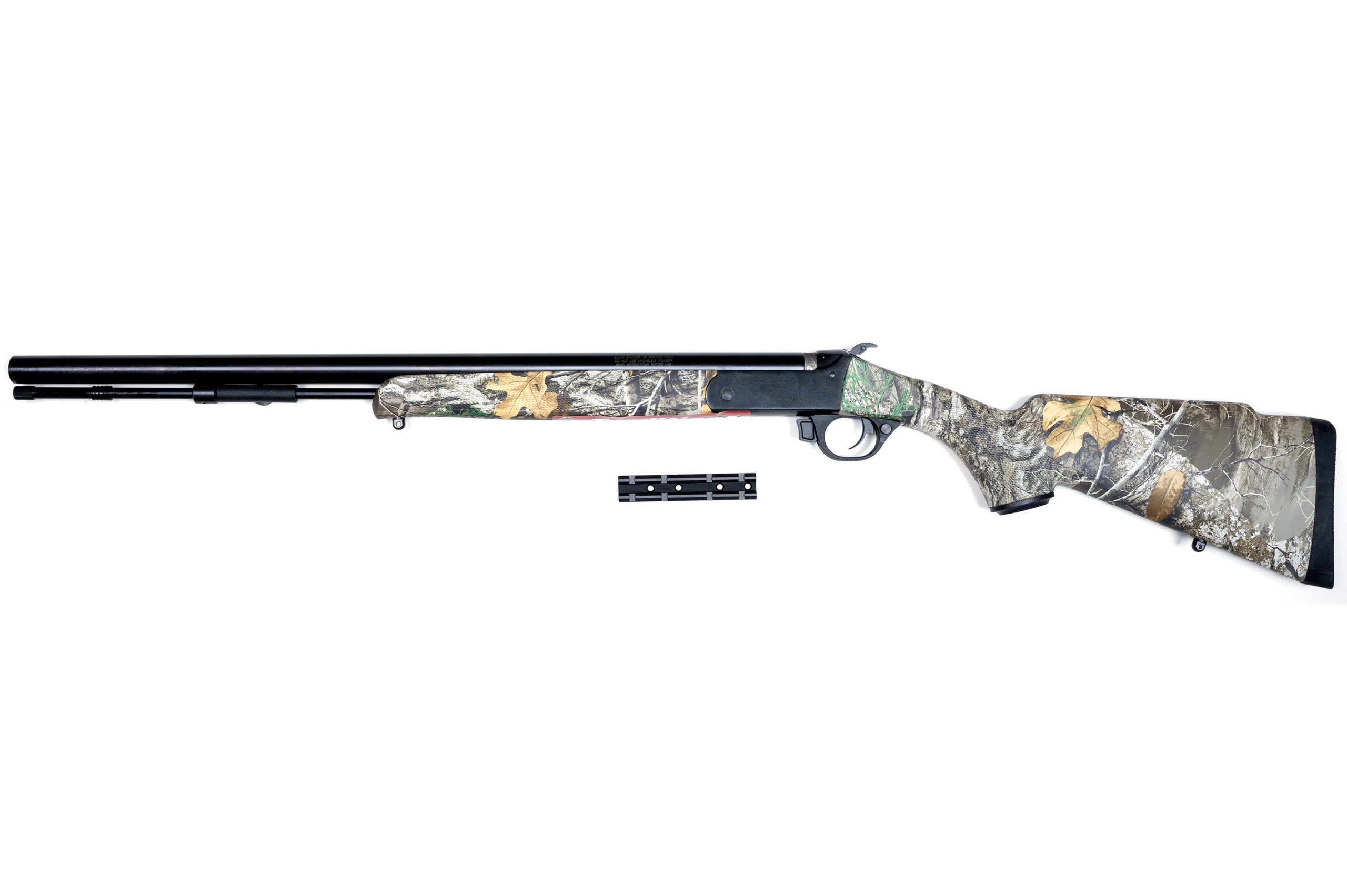 TRADITIONS BUCKSTALKER –REALTREE EDGE/BLUED 24” -BASE/RINGS, N-R720035421RB