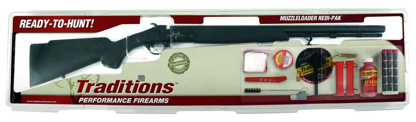 TRADITIONS BUCKSTALKER XT REDI-PAK SYN .50 / 24″ BLUED 40″, N-RC5-72000840
