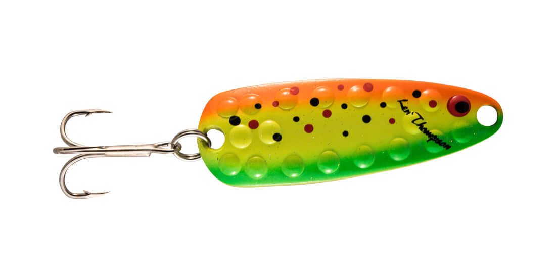 Len Thompson 13 TL Dimpled Series Spoon, 2 1/2", 5/8 oz, Traffic Light, 4948-0188