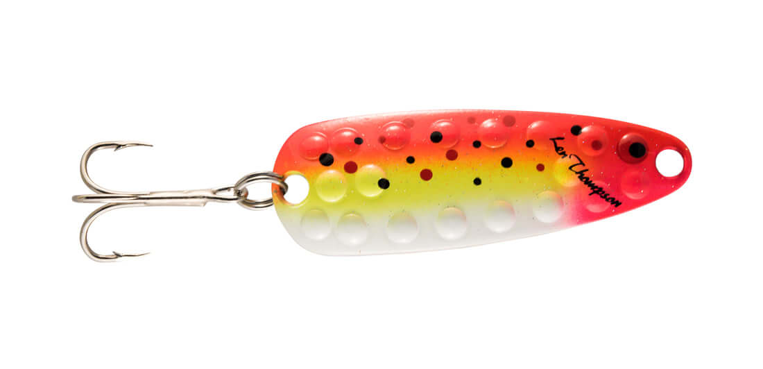 Len Thompson 16 SS Dimpled Series Spoon, 5", 1 2/5 oz, Sun Set, 4948-0192