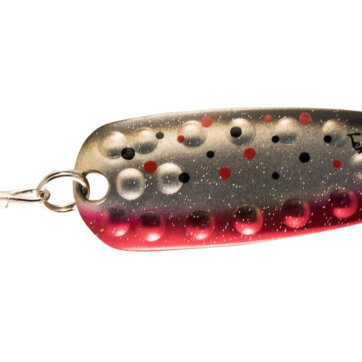 Len Thompson 10RG Dimpled Series Spoon, 1 1/4", 1/5oz, Raspberry Granite, 4948-0526