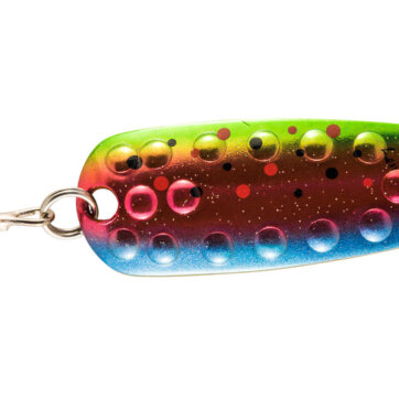 Len Thompson 10MR Dimpled Series Spoon, 1 1/4", 1/5oz, Metallic Rainbow, 4948-0524