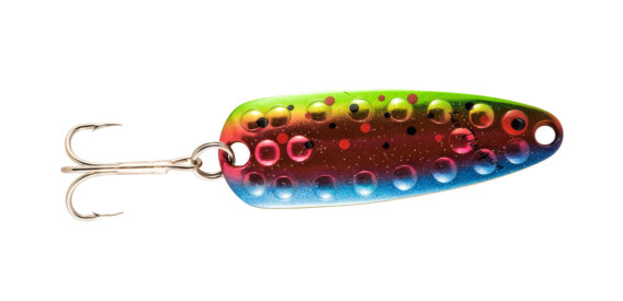 Len Thompson 10MR Dimpled Series Spoon, 1 1/4", 1/5oz, Metallic Rainbow, 4948-0524