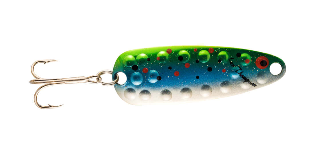Len Thompson 13 HM Dimpled Series Spoon, 2 1/2", 5/8 oz, Holy Mackerel, 4948-0182