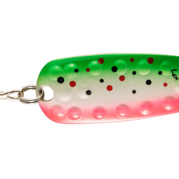 Len Thompson 16 CC Dimpled Series Spoon, 5", 1 2/5 oz, Candy Cane, 4948-0194