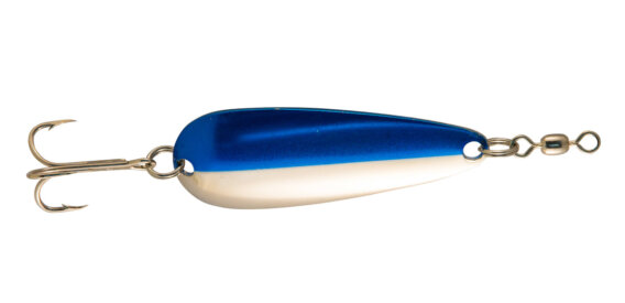 Len Thompson 8P NB-S Platinum Series Spoon, 1 5/8", 1/4 oz, Blue - Single Hook, 4948-0367