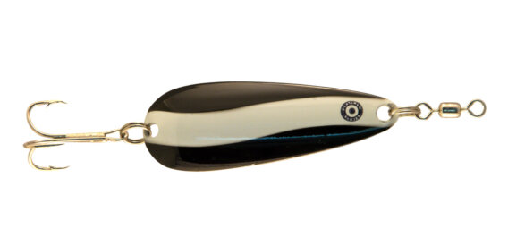 Len Thompson 0PBK Platinum Series Spoon, 2 1/2", 5/8 oz, Reverse Black, 4948-0079