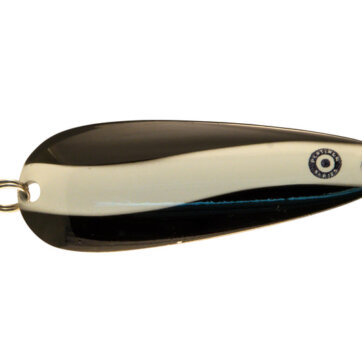 Len Thompson 6P BK Platinum Series Spoon, 1", 1/7 oz, Reverse Black, 4948-0010
