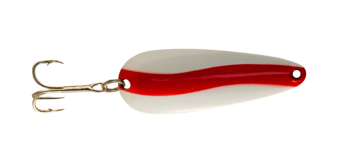 Len Thompson 00RW Original Series Spoon, 2", 1/2 oz, Red White, 4948-0062