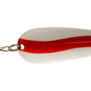 Len Thompson 7 RW Original Series Spoon, 1 1/4", 1/5 oz, Red White, 4948-0027