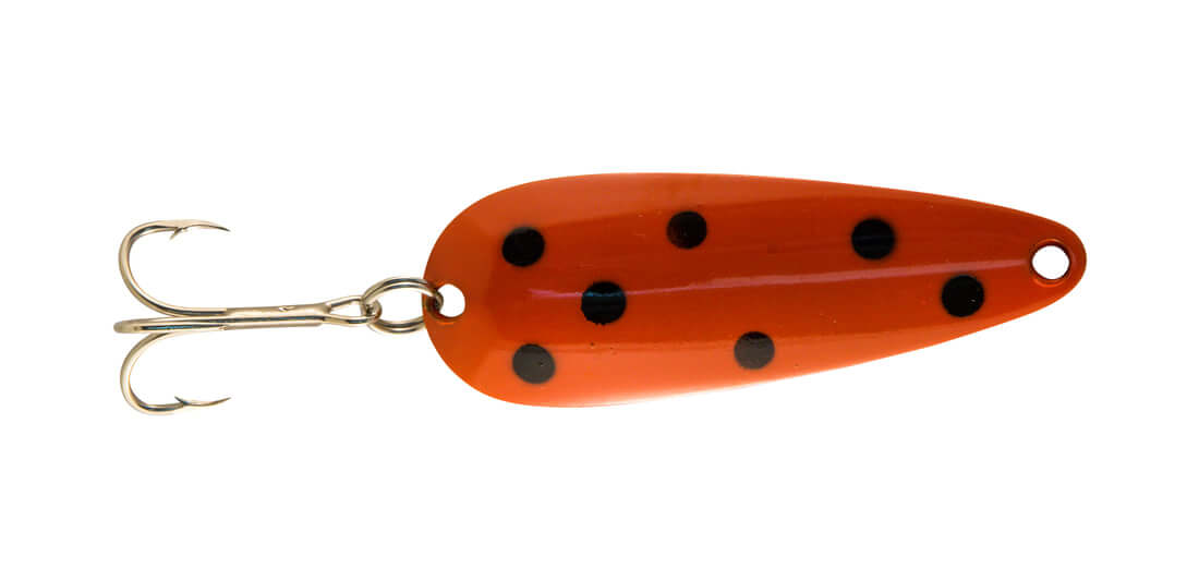 Len Thompson 0OB Original Series Spoon, 2 1/2", 5/8 oz, Orange Black, 4948-0088