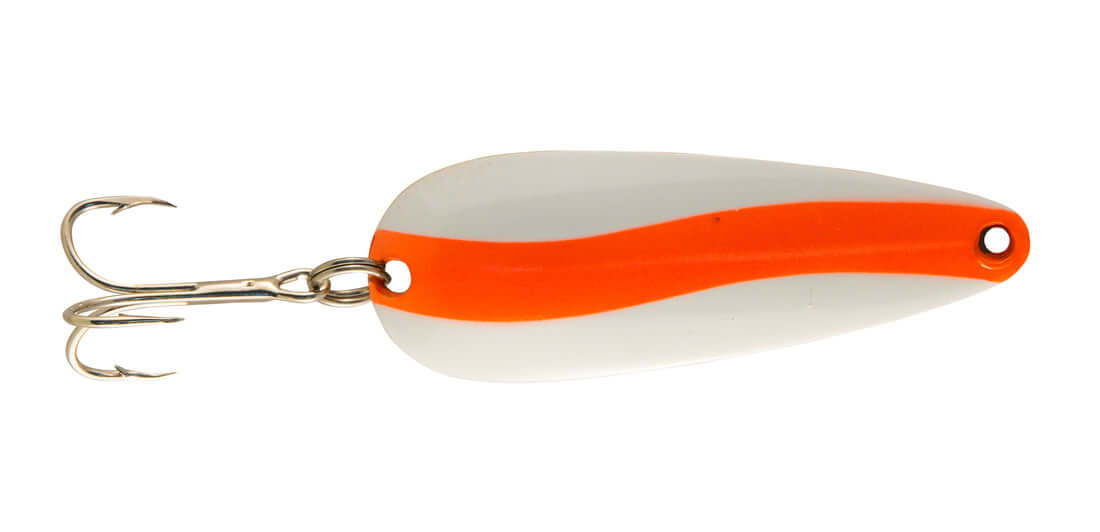 Len Thompson 2 FW Original Series Spoon, 3 1/4", 1 oz, Flame & White, 4948-0129
