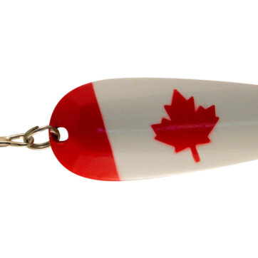 Len Thompson 00CE-S Original Series Spoon, 2", 1/2 oz, Canadian Edition - Single Hook, 4948-0346