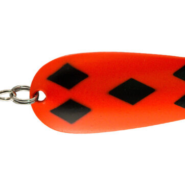 Len Thompson 0FFD Original Series Spoon, 2 1/2", 5/8 oz, Flame Five of Diamonds, 4948-0441
