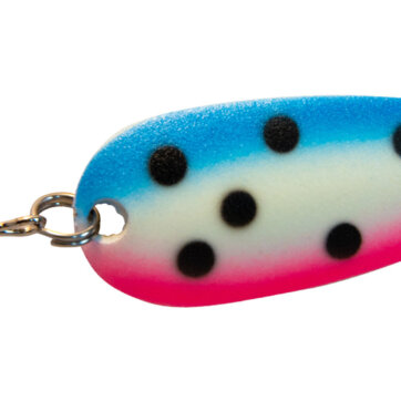 Len Thompson 00RB-G Ultra Glow Spoon, 2", 1/2 oz, Rainbow Glow, 4948-0612
