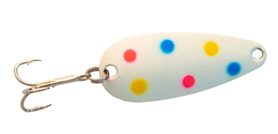 Len Thompson 00WND-G Ultra Glow Spoon, 2", 1/2 oz, Wonderbread Glow, 4948-0613