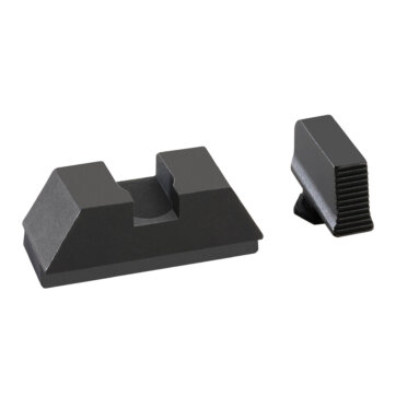 2L Optic Comp Sights Serratd Front .240"F /.315"R for Glock