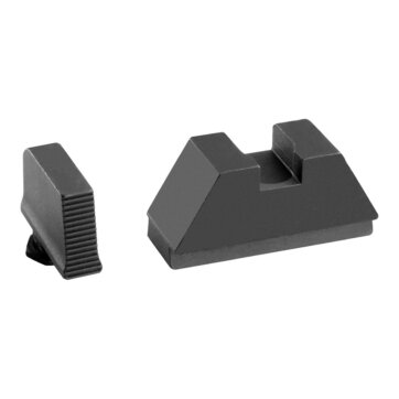 5L Optic Comp Sights Serrated Front .300"F /.375"R for Glock