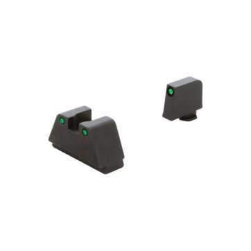 2XL Opt Comp 3Dot Sights Trit/Blk OL .350"F/.429"R for Glock