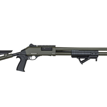 Federation Firearms SP-4, 12ga Pump Action shotgun, M4 Clone, Green,GPW-FF-SP4-ODG-187