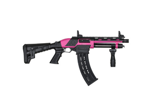 Federation Firearms SPM-12 9″ Shorty, 12ga 3″ magazine-fed pump action shotgun. Prison Pink Finish.,GPW-FF-SPM12-PINK-9