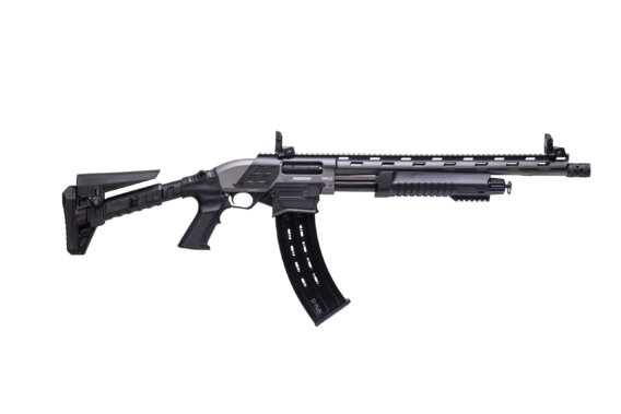 Federation Firearms SPM-12, 12ga 3″ magazine-fed pump action shotgun. Grey Finish,GPW-FF-SPM12-GRE-187