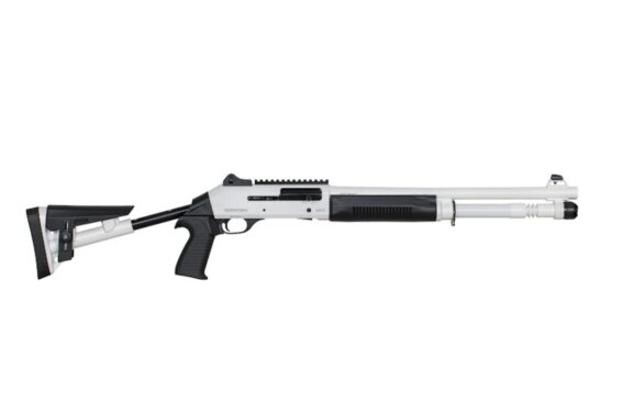 Federation Firearms SA-4, 12ga semi-automatic shotgun, M4 Clone, White.,GPW-FF-SA4-WHI-187